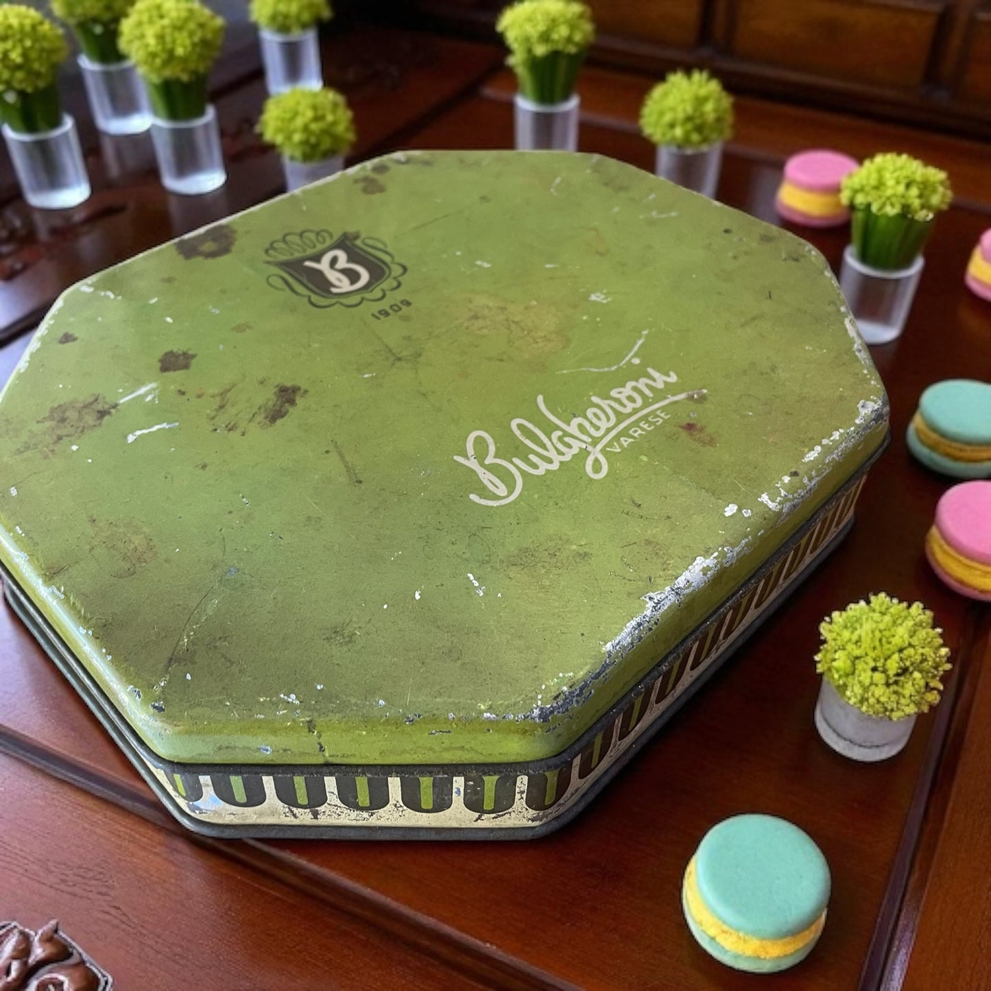 Scatola latta dolci Bulgheroni Varese anni ‘50