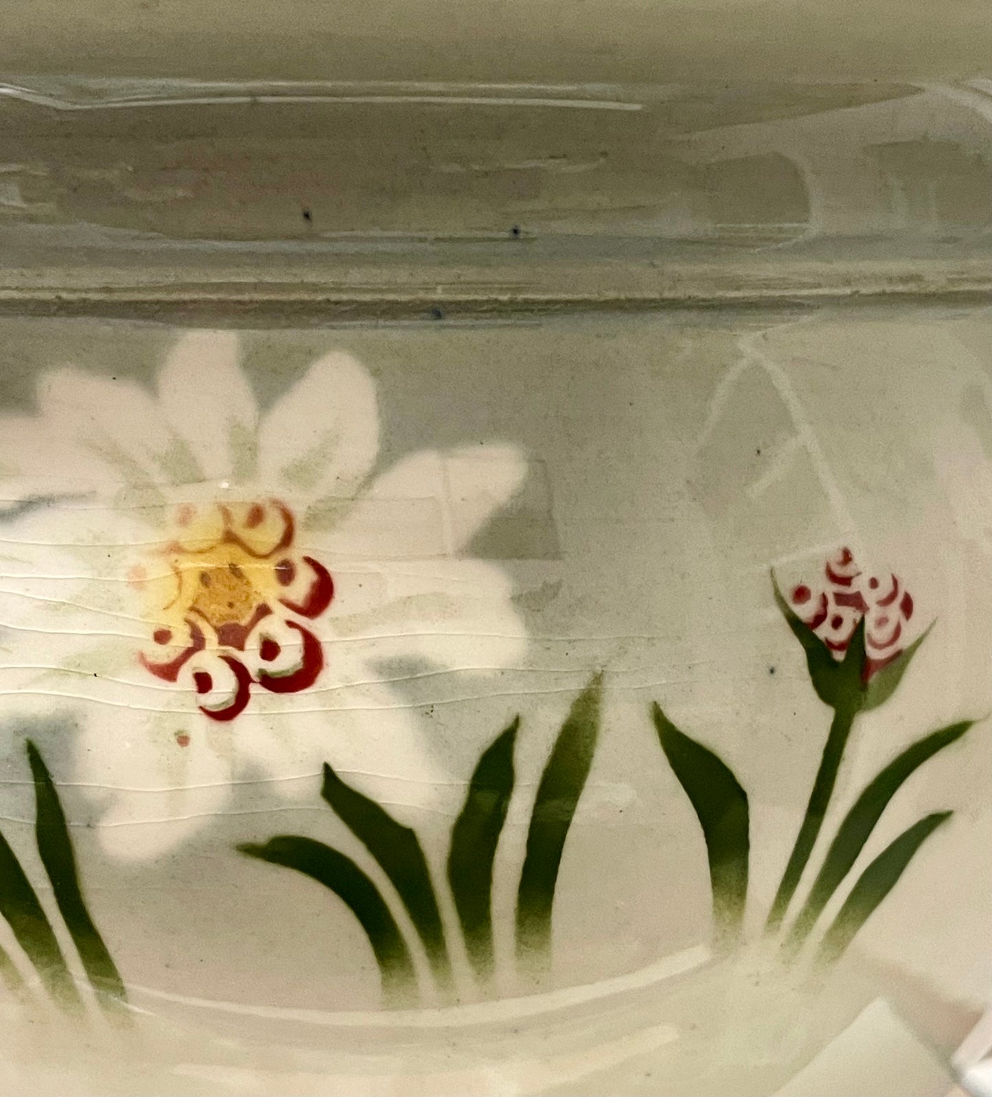Pot de chambre Villeroy Boch 1925 - 1935 con narcisi