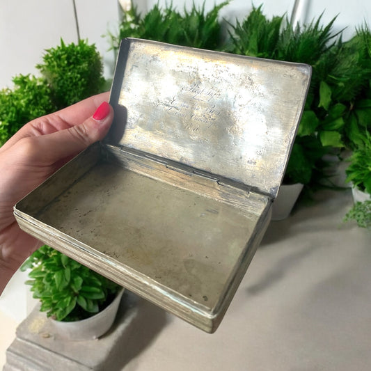 Scatola personale del soldato G. Van Den Bos, incisa, 1846