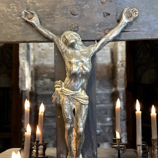 Antica croce di fattura italiana, prima metà ‘800, con teschio