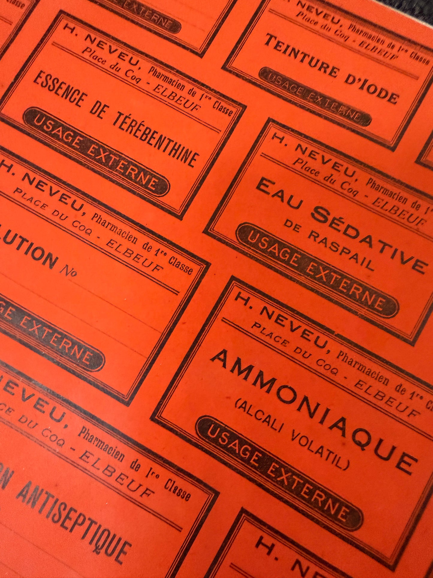 Antico catalogo per farmacisti, preparati galenici e medici; ca 1895-1915