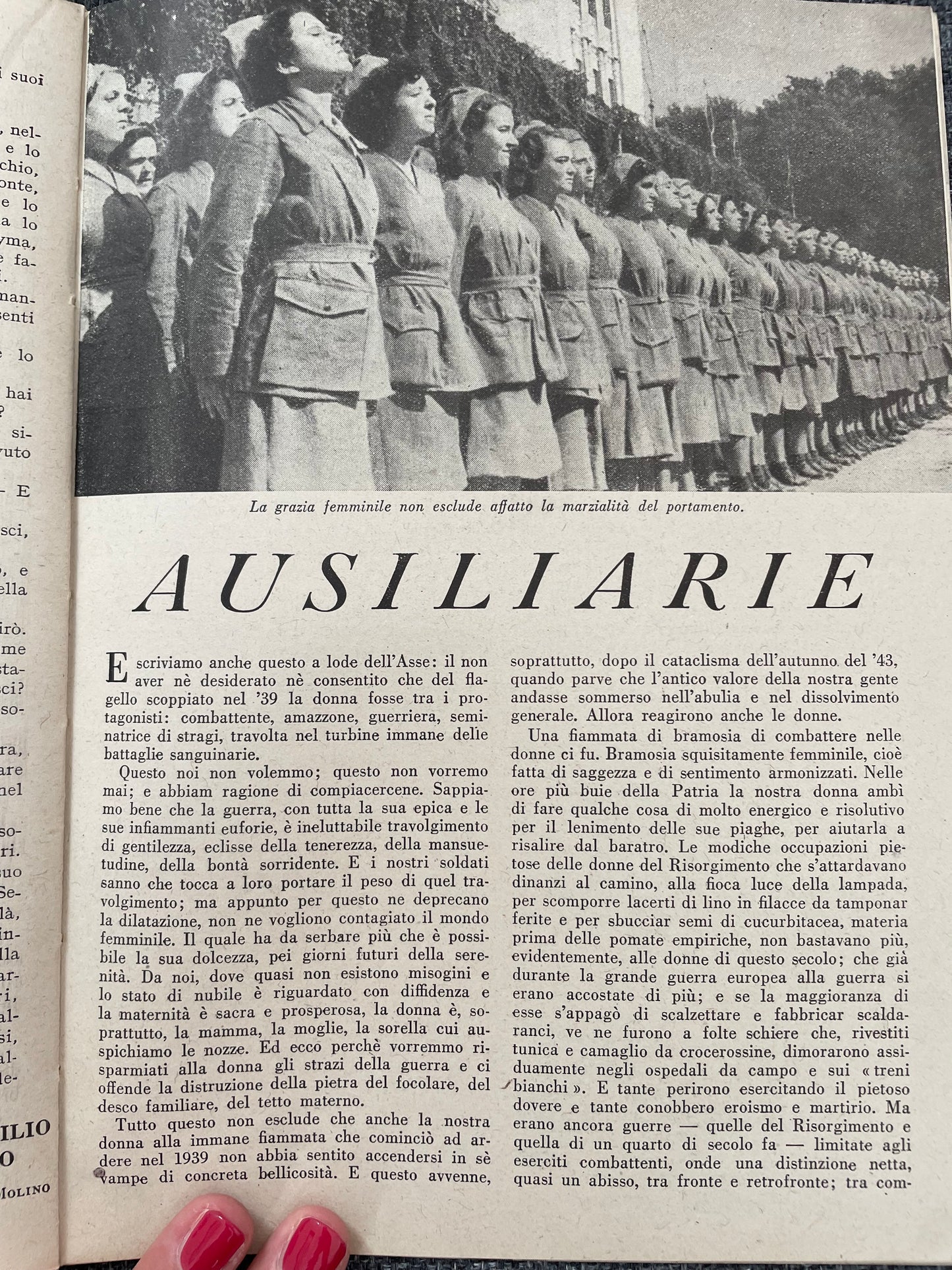 La Lettura - febbraio 1945 rivista supplemento al Corriere della Sera