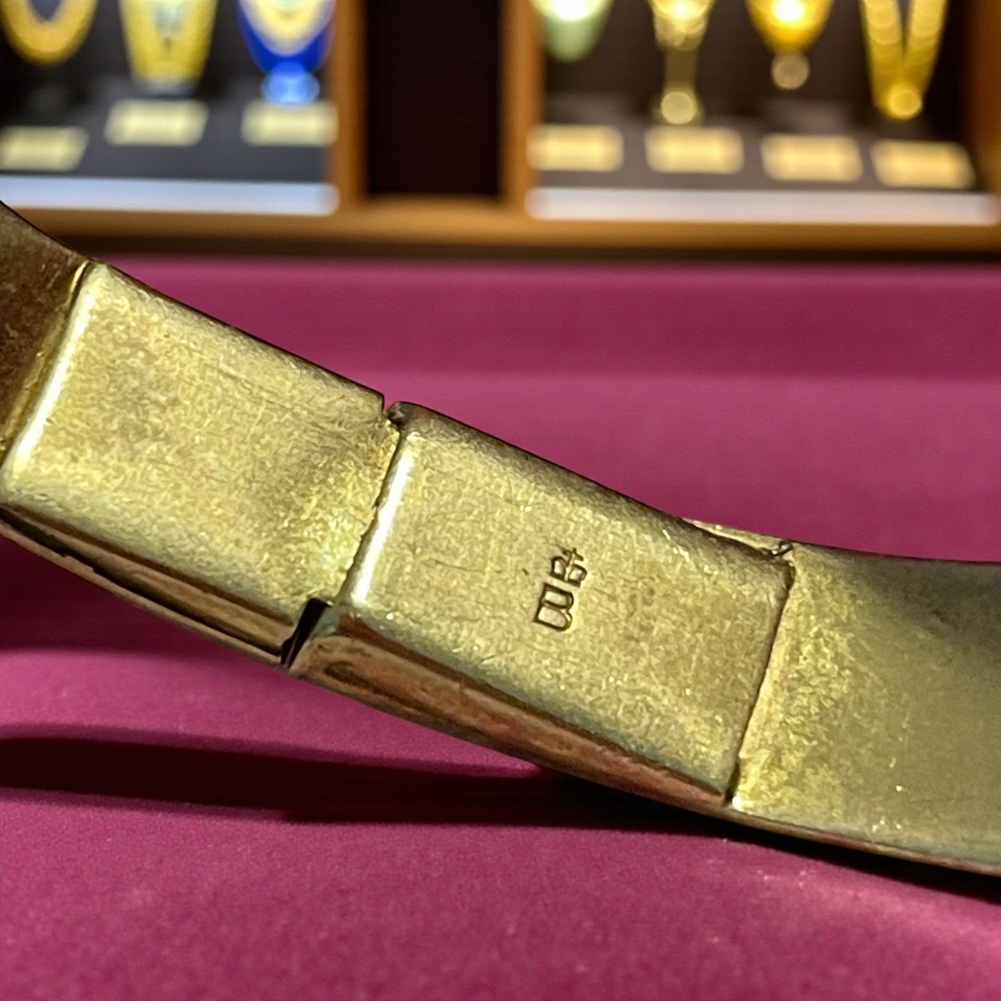Bracciale rigido antico jugendstil, Boemia, prima metà ‘900