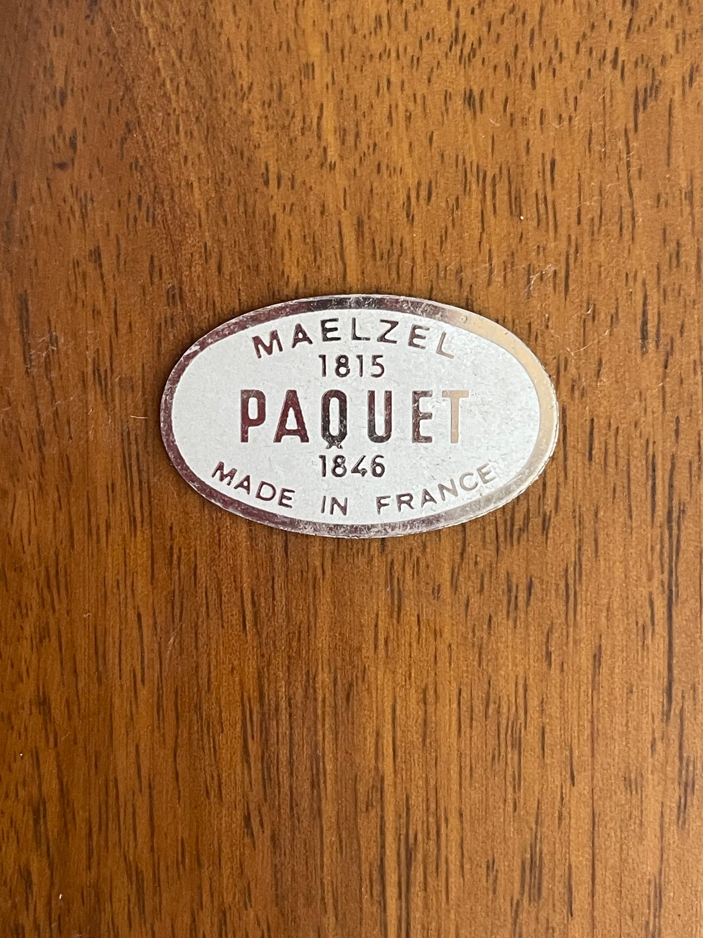 Metronomo Maelzel Paquet anni ‘60 in legno funzionante