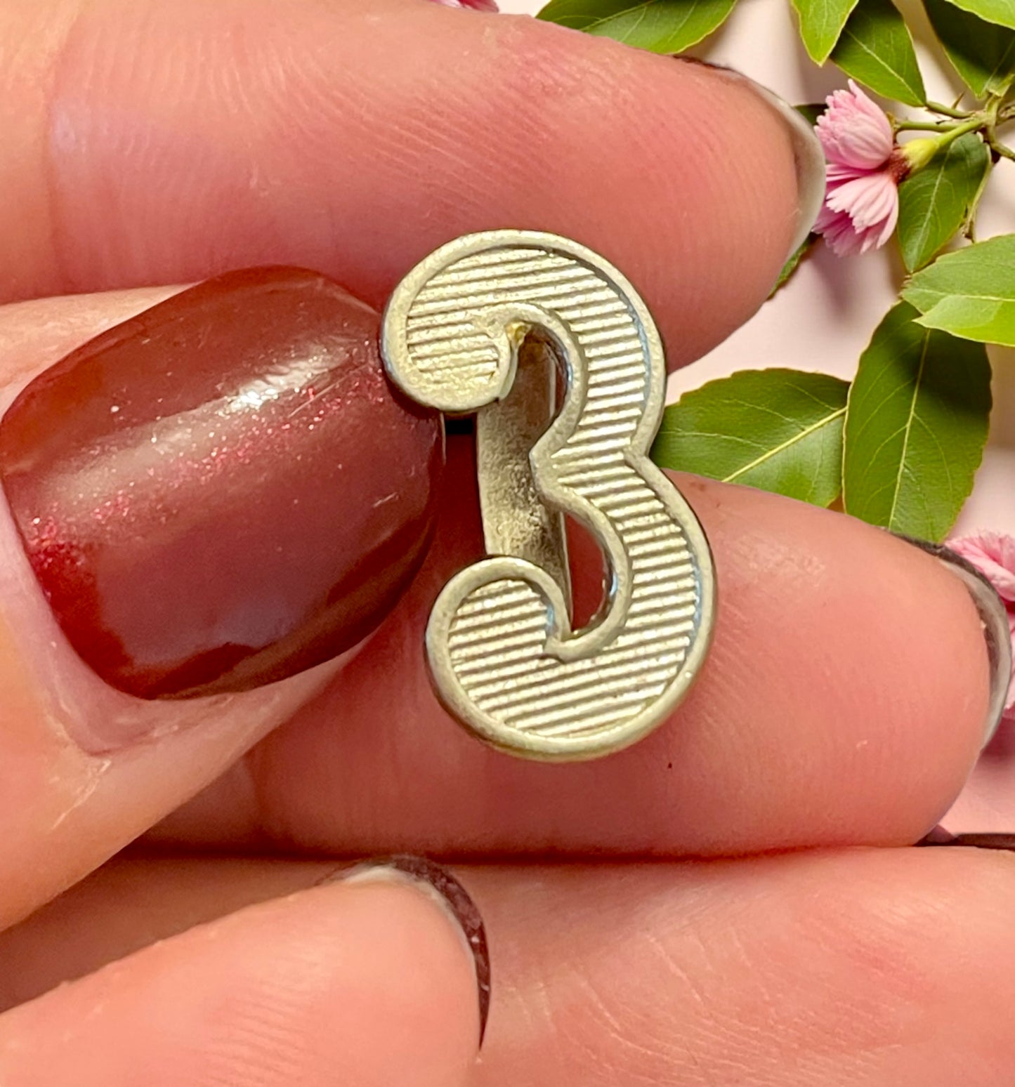 Set segna bicchieri completo in alpacca in cofanetto d’epoca, anni ‘30