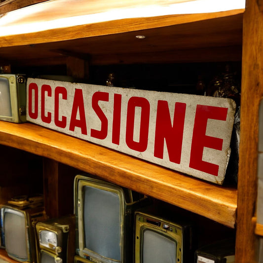 Insegna originale anni ‘60 “OCCASIONE”