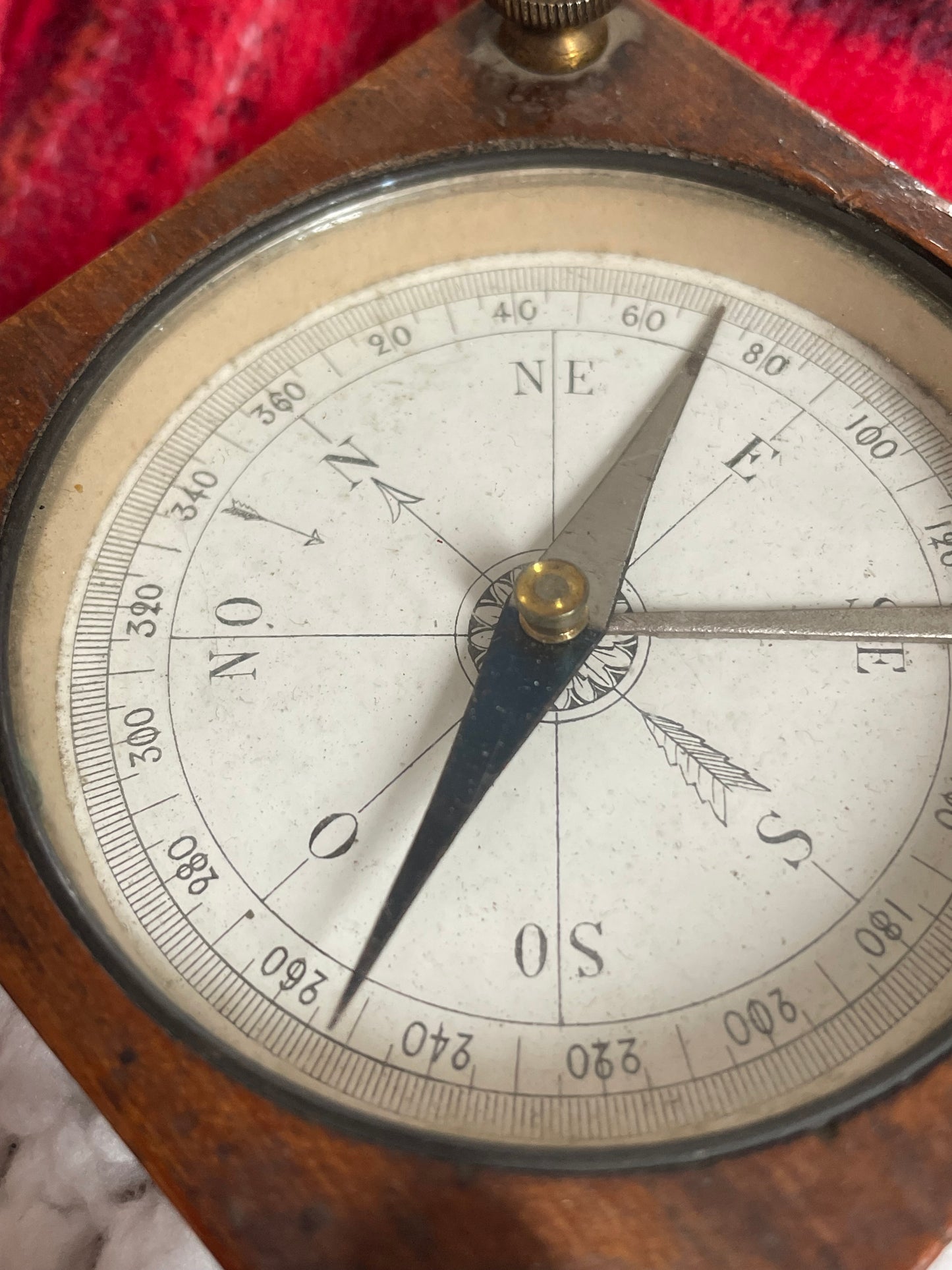 Bussola antica funzionante, fine ‘800 - primo ‘900