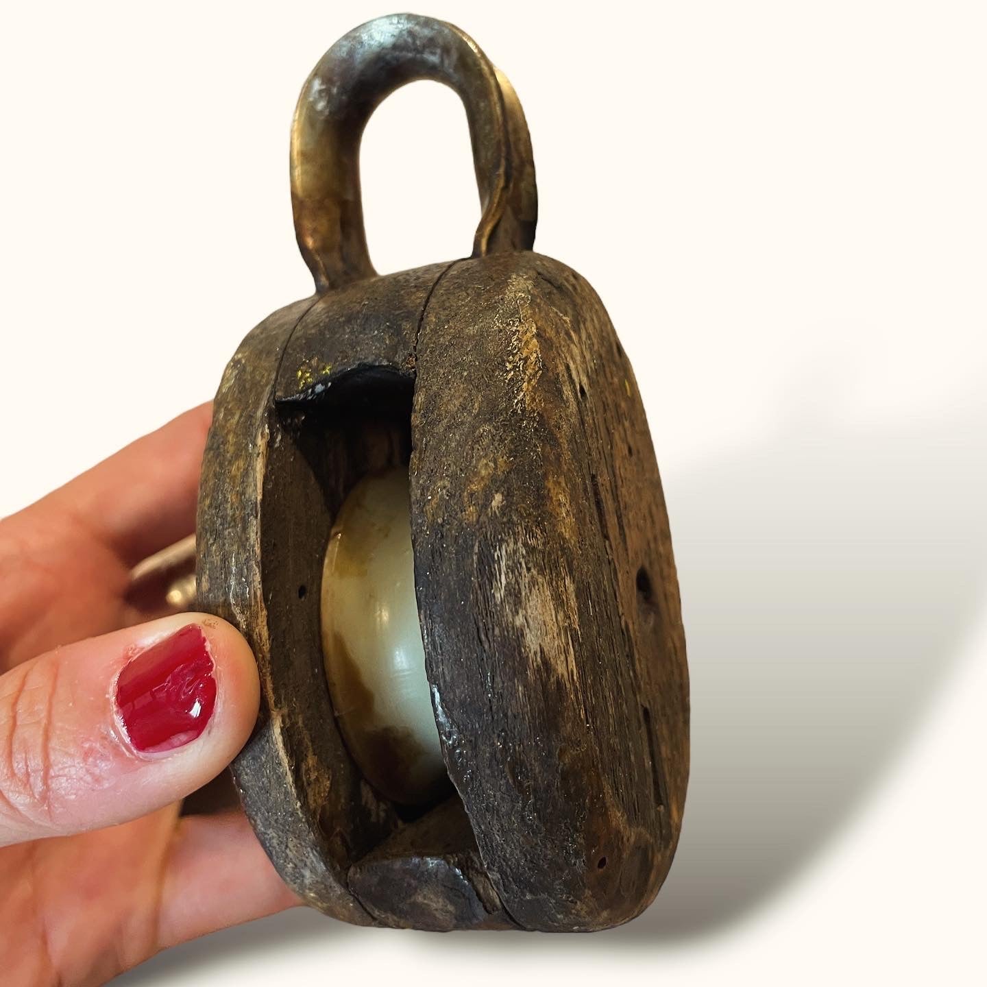 Pair of old nautical blocks