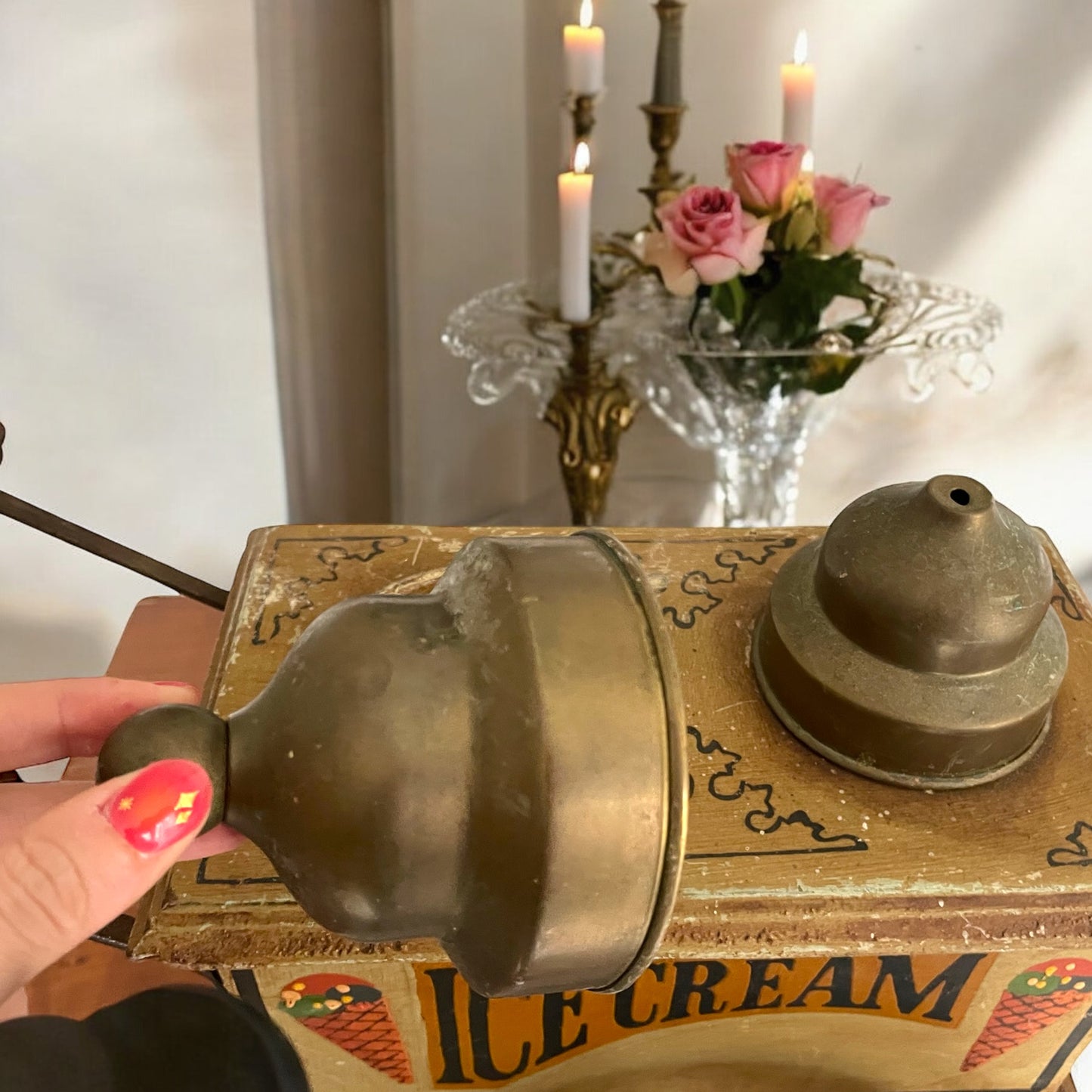 Carretto gelati gioco anni ‘40 - ‘50 produzione Mitteleuropea