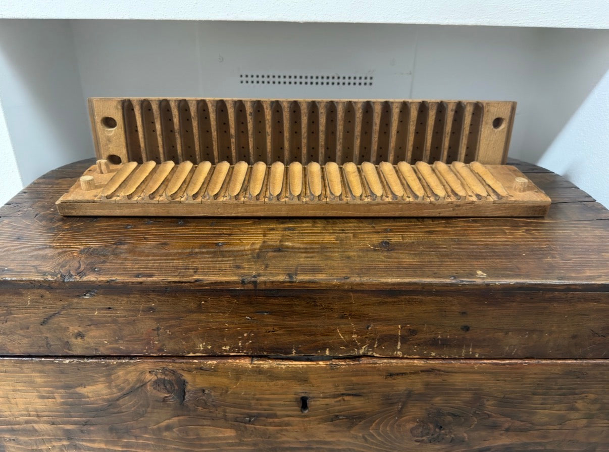 Antica pressa per sigari primo ‘900 legno massello