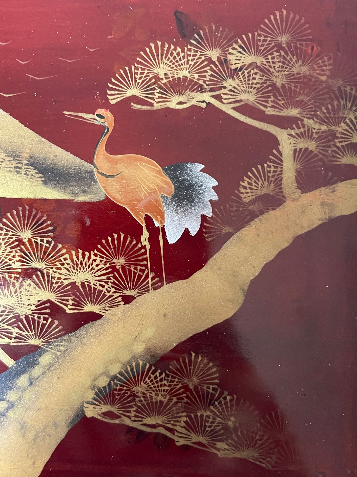 Scatola giapponese maki-e con Monte Fuji, primissimo ‘900