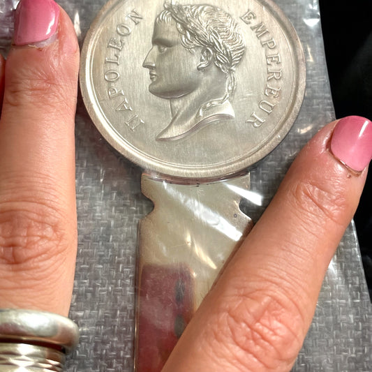 Grande tagliacarte Christofle serie commemorativa Napoleone, tiratura limitata