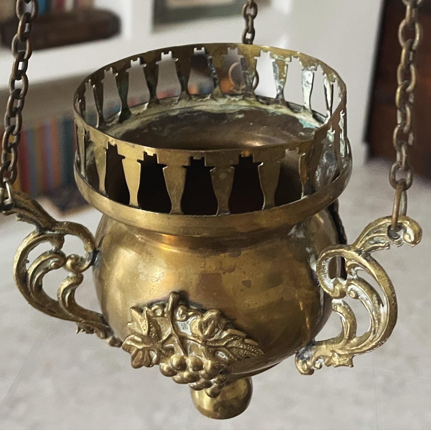 Sacred brass thurible 