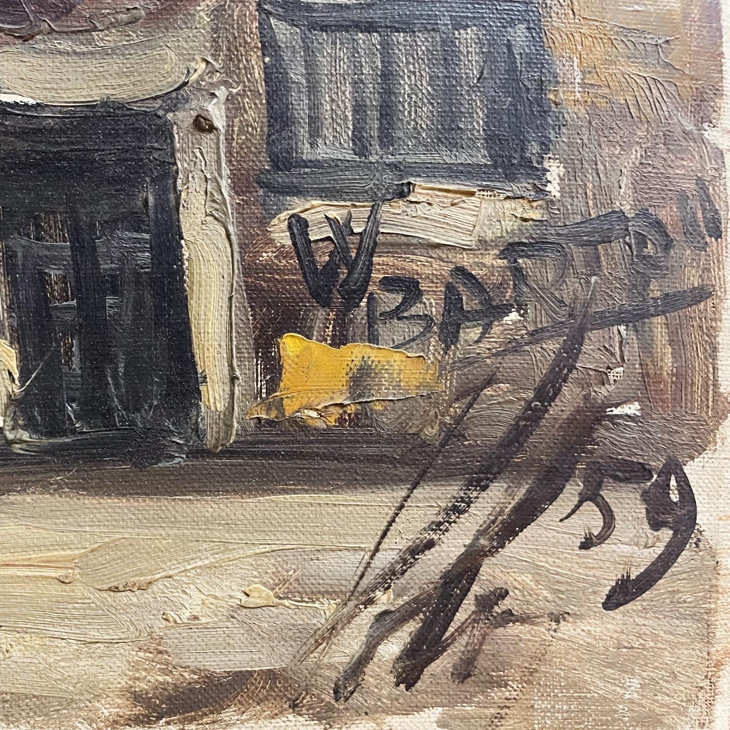 “Via vai Petrosa” olio su tela Bartoli 1959