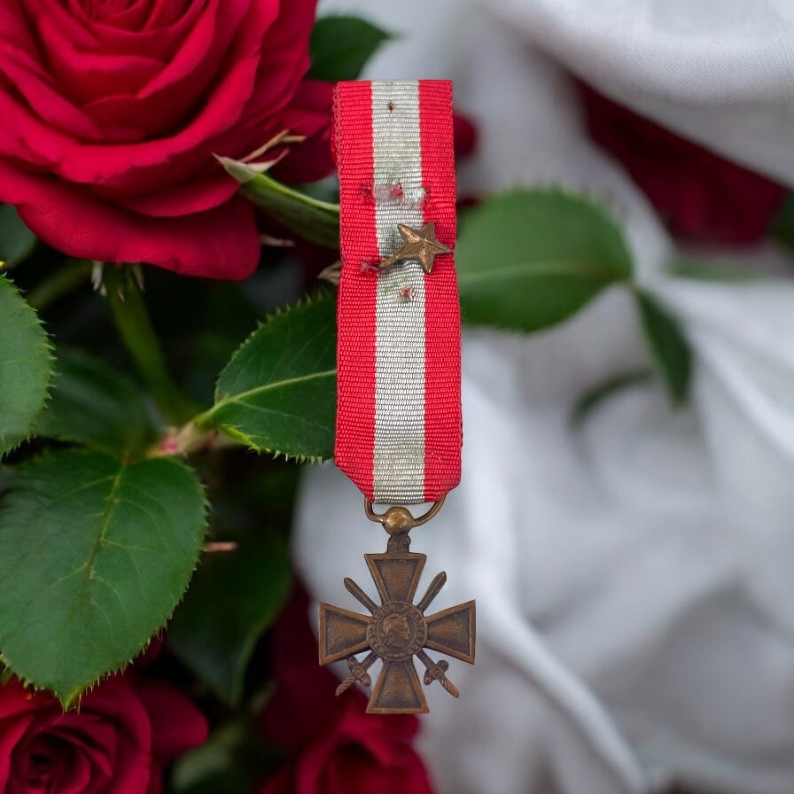Lotto n. 3 medaglie al valore I WW francesi croci di guerra
