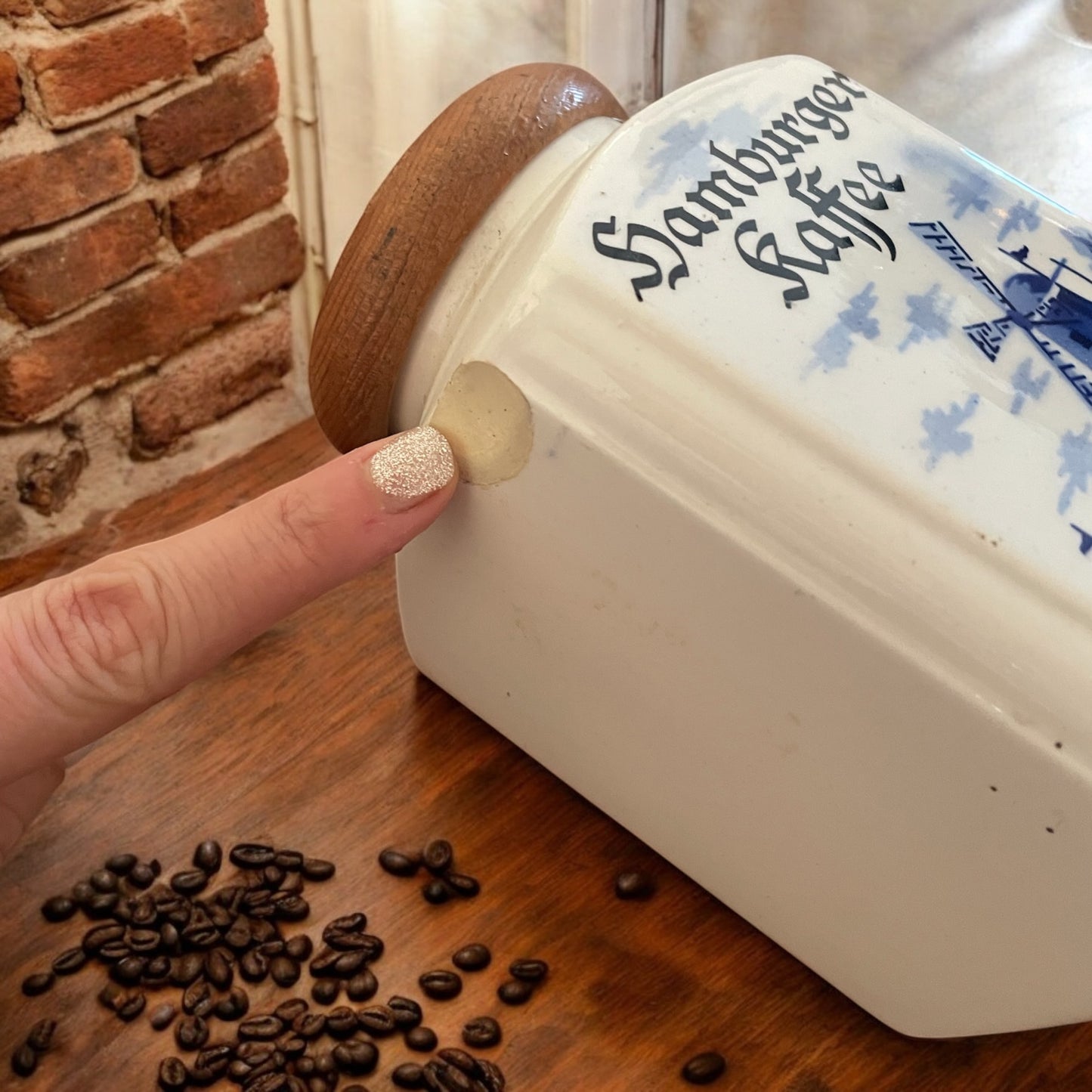 Macinino caffè da muro metà ‘900 Hamburger Kaffee