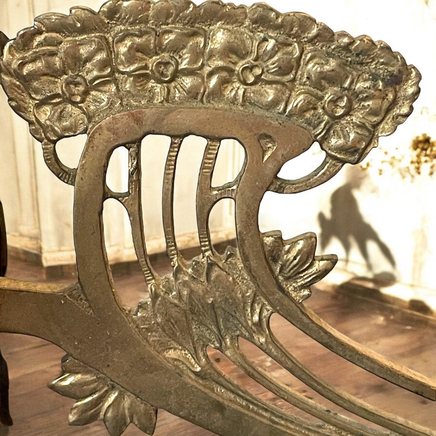 Coppia candelabri da pianoforte Art Nouveau, 1895-1910