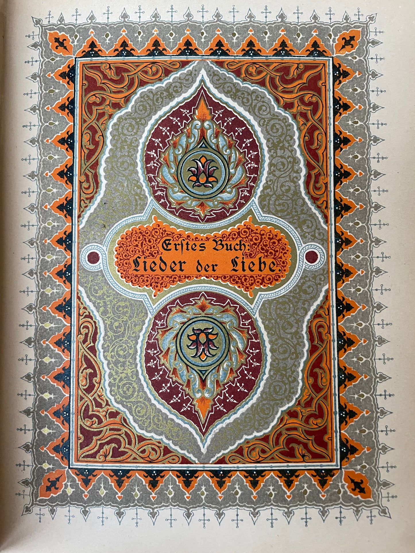 Pregiata edizione 1873 de Aus dem Nachlasse Mirza Schaffy’s – Neues Liederbuch