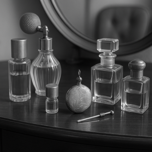 Pendente in argento, porta profumo