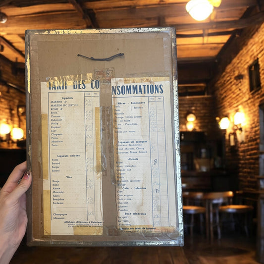 Insegna con prezziario Birra Stella Artois 1967