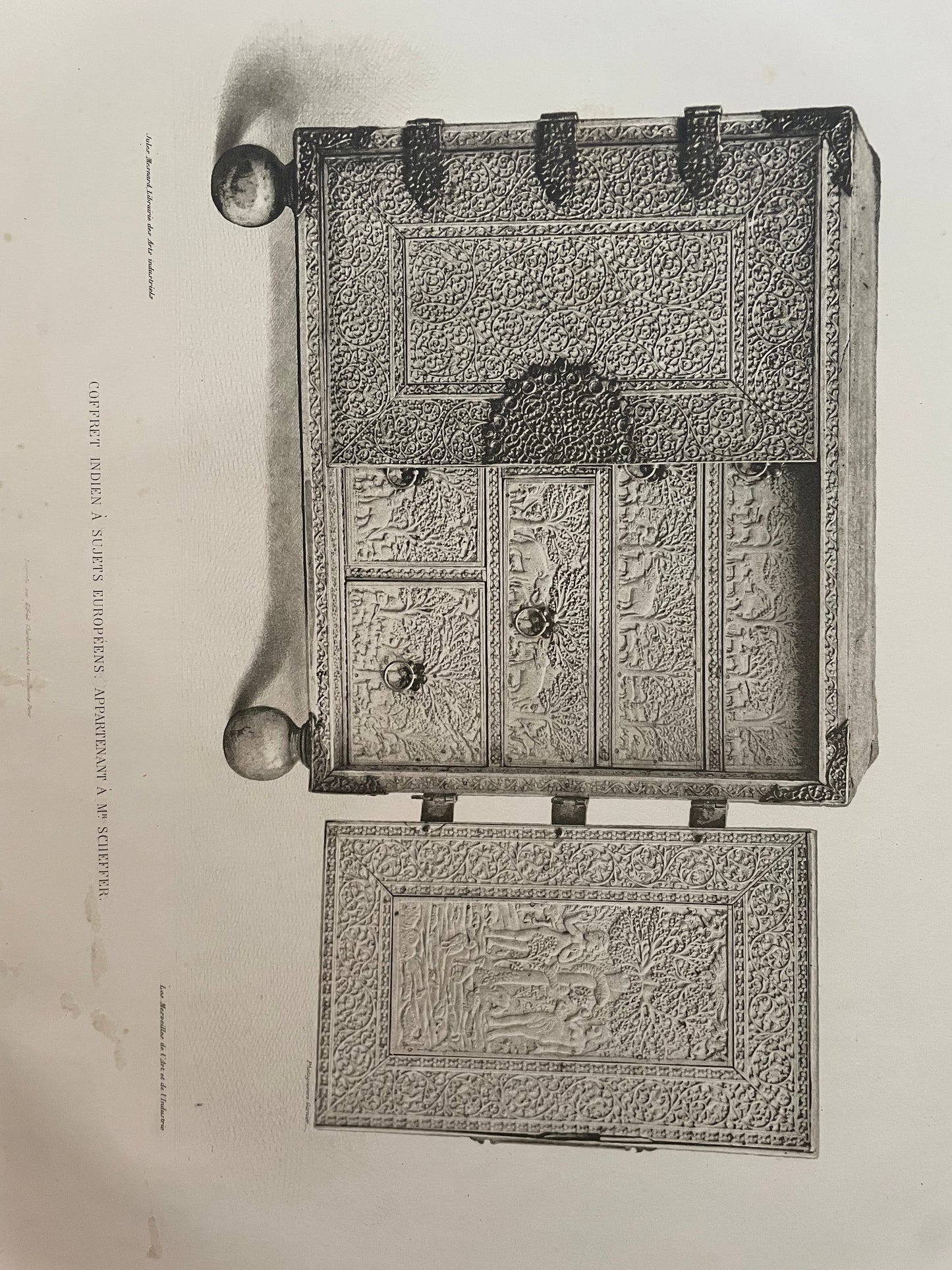 Grande libro raro 1873 “Les Merveilles de l’Art et de l’Industrie”