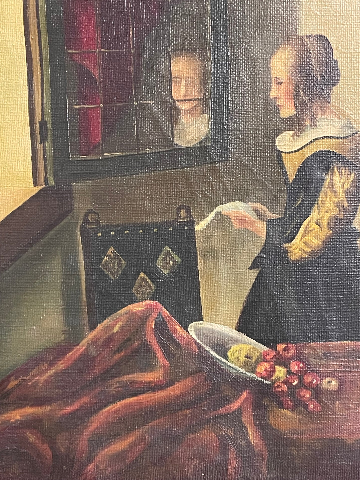 Falso d’autore - “Donna alla finestra che legge una lettera” Vermeer, studente anni ‘10 - ‘20