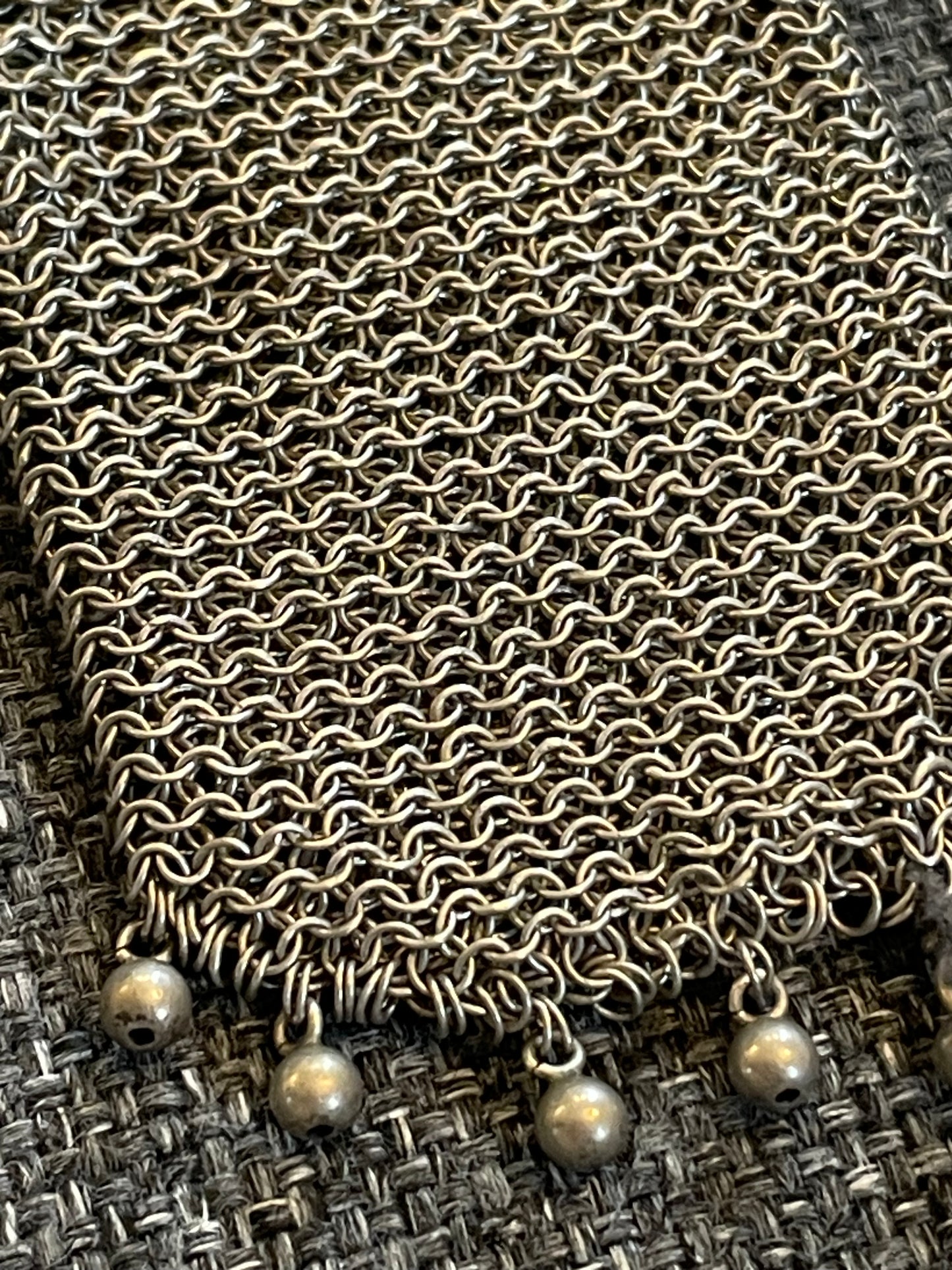 Porta monete e accessori da chatelaine, epoca vittoriana, argento