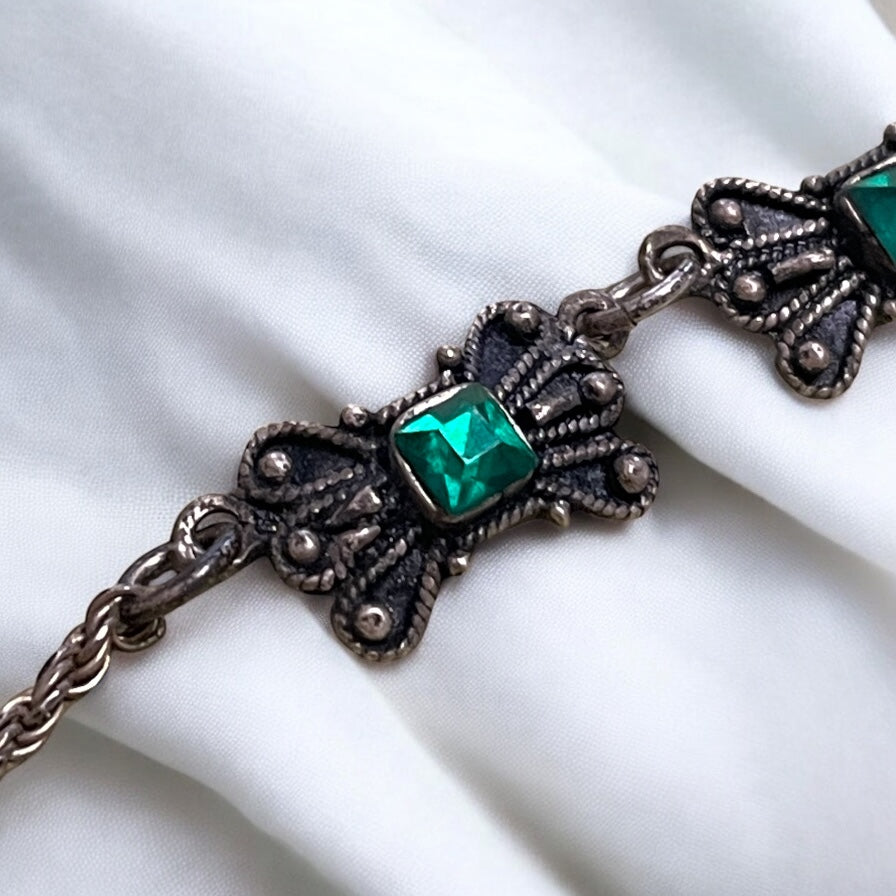 Collana in argento 925 gioiello anni ‘50