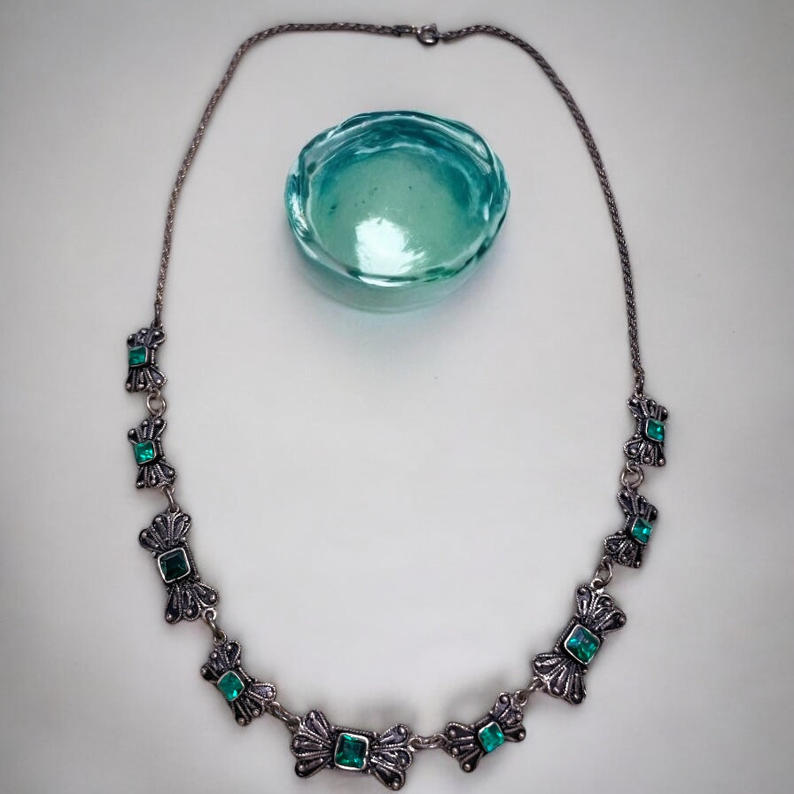Collana in argento 925 gioiello anni ‘50