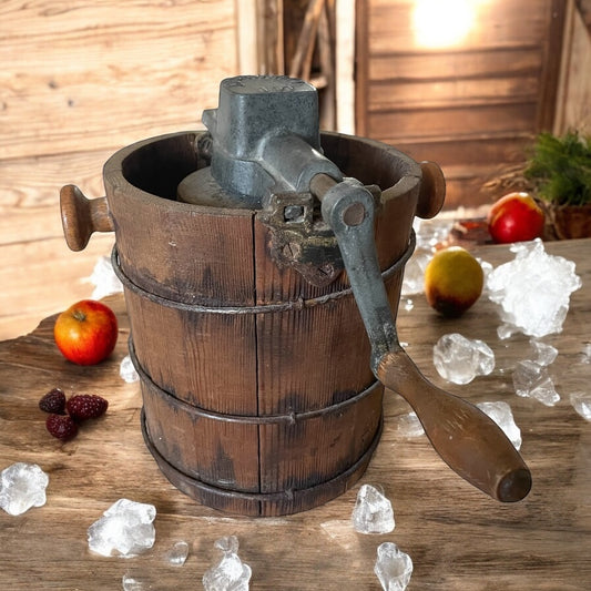 Antica gelatiera a manovella, Husqvarna 1900-1930