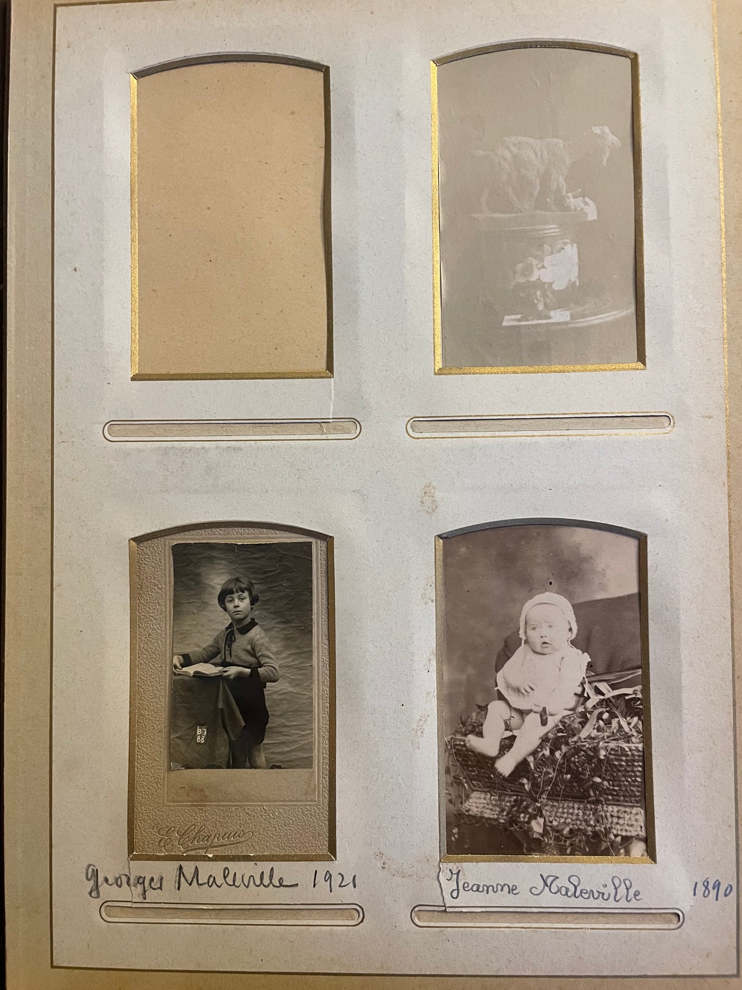 Album antico fine ‘800 con 19 ritratti della famiglia Melville
