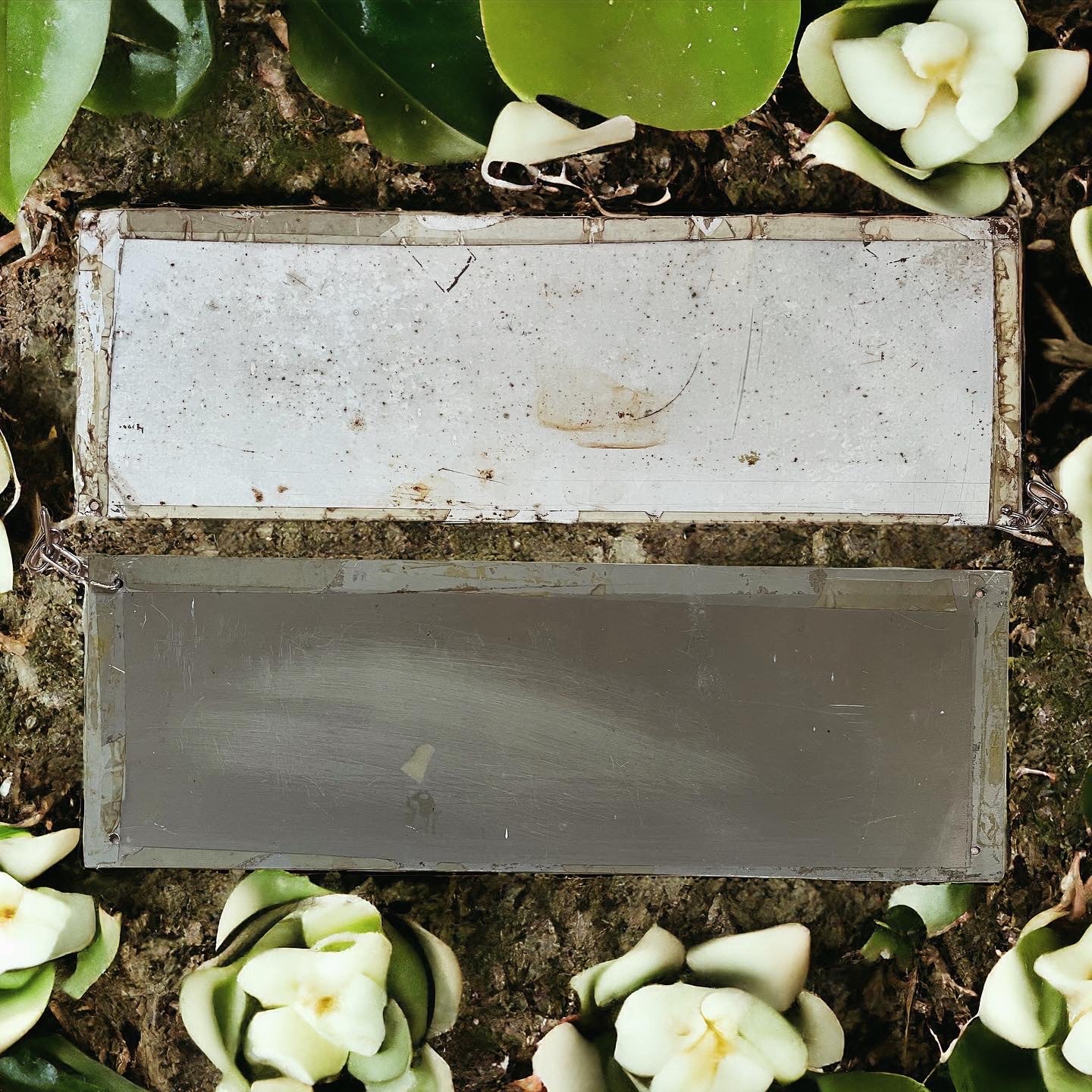 Coppia lamierini alimentari vintage