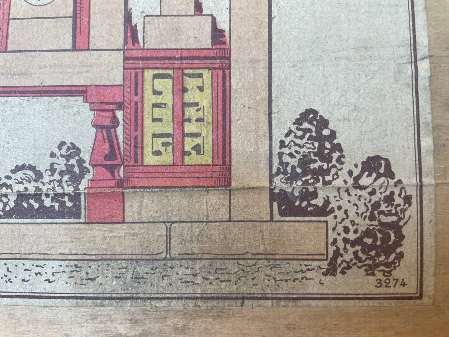 Scatola gioco da costruzione anni ‘20 - ‘30, francese