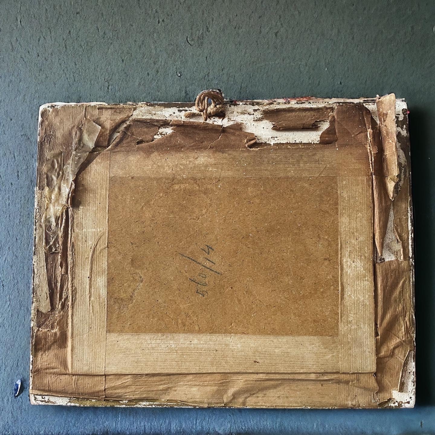 Antica cornice con fotografia fattoria olandese