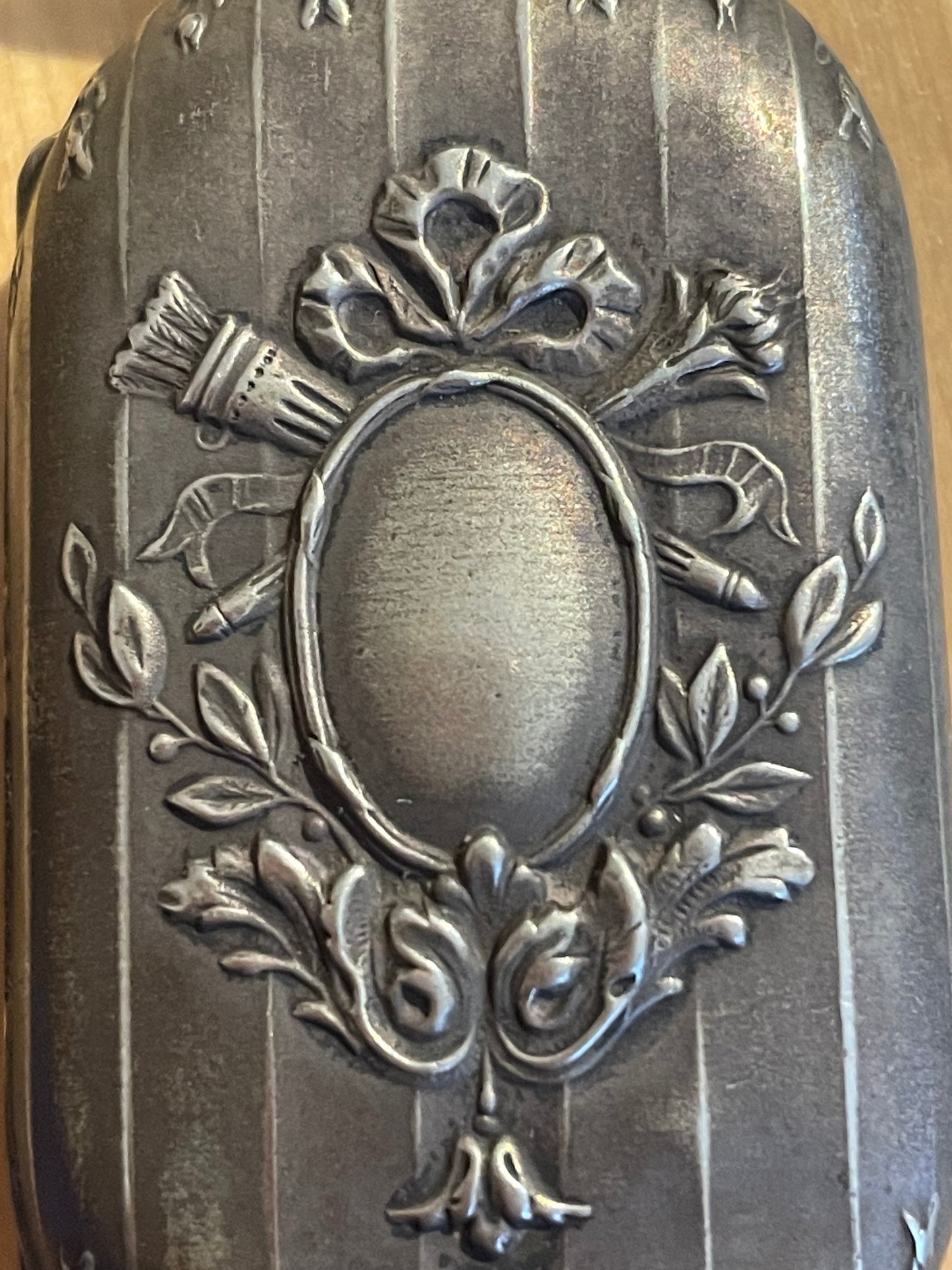 Antico porte - louis da chatelaine argentato, ca 1880