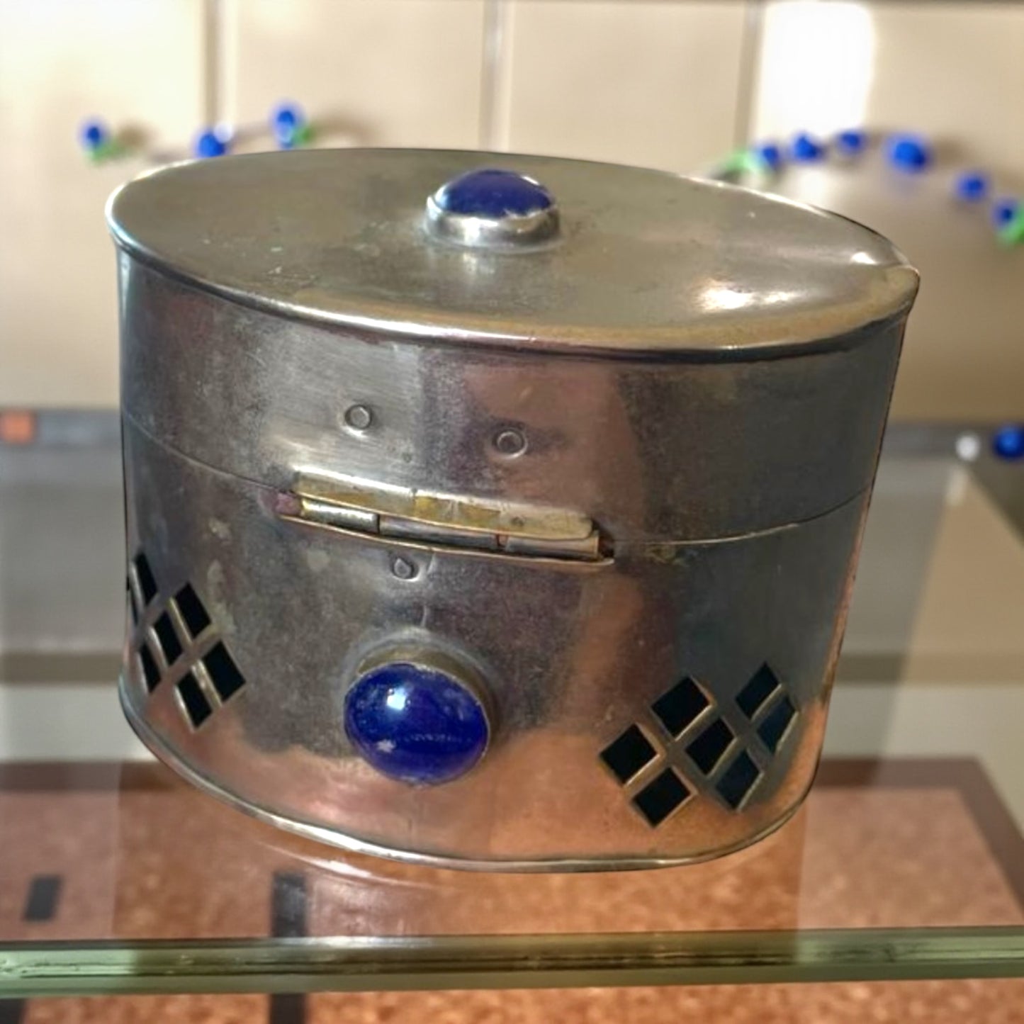 Scatola Art Déco con lapis brucia essenze da tavola anni ‘20 - ‘30