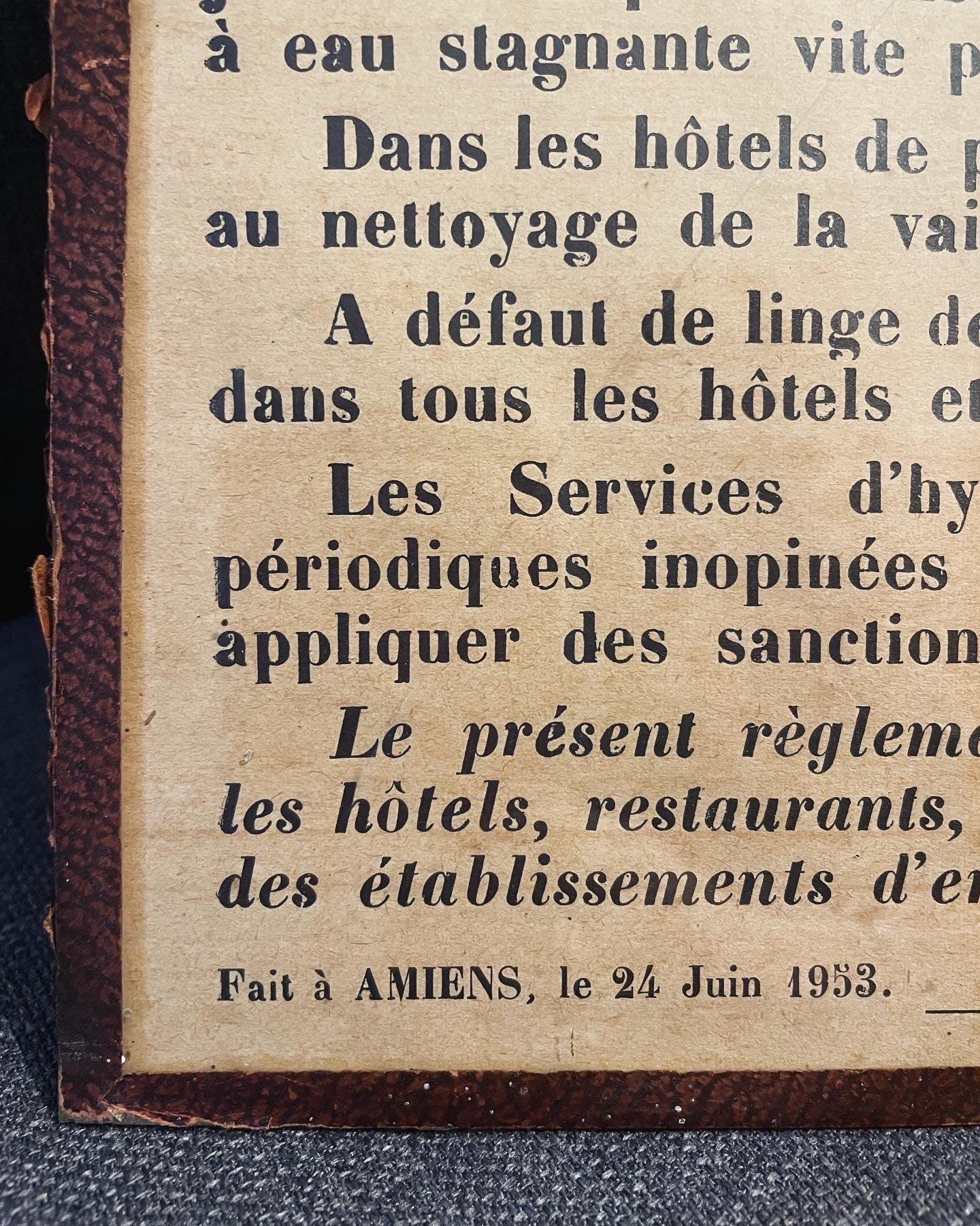 Old bar & hotel poster
