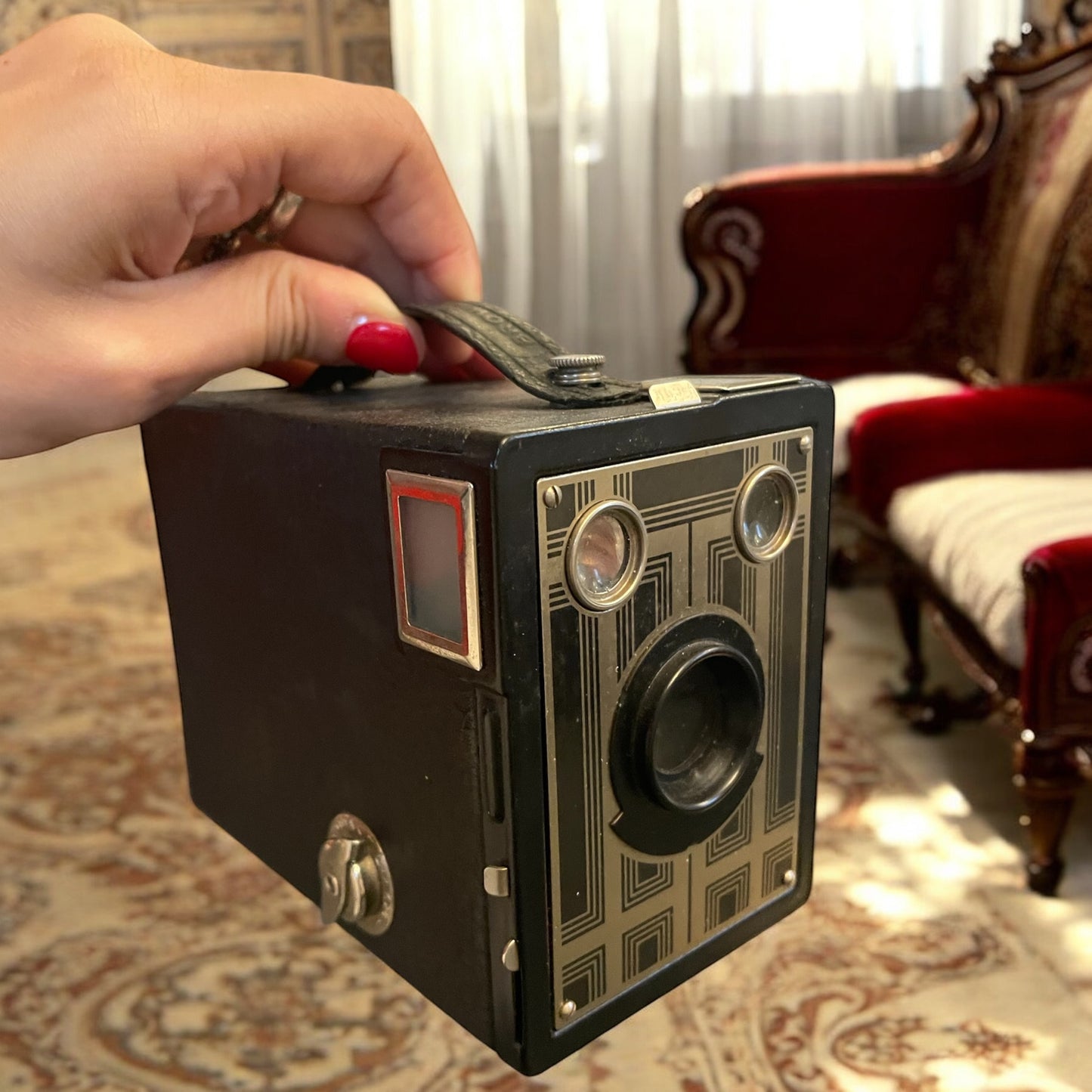 Kodak Brownie Junior anni ‘30 antica macchina fotografica