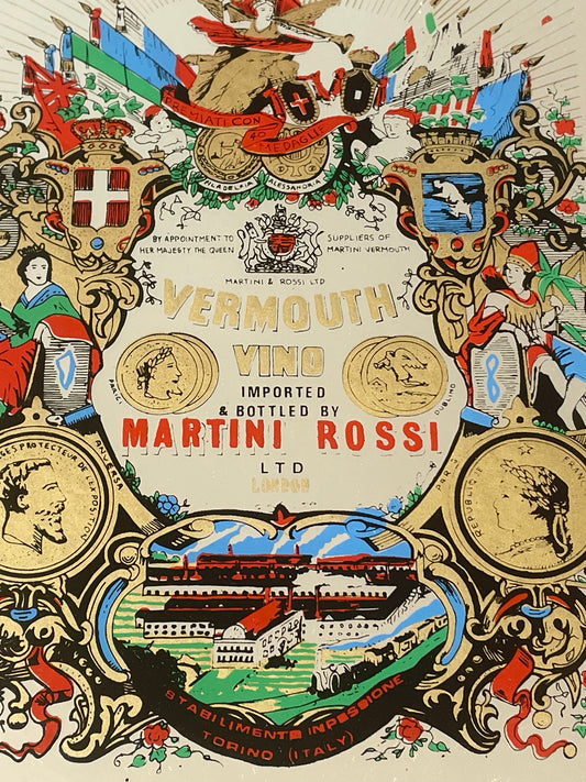 Specchio Martini e Rossi con errore di stampa, anni ‘70