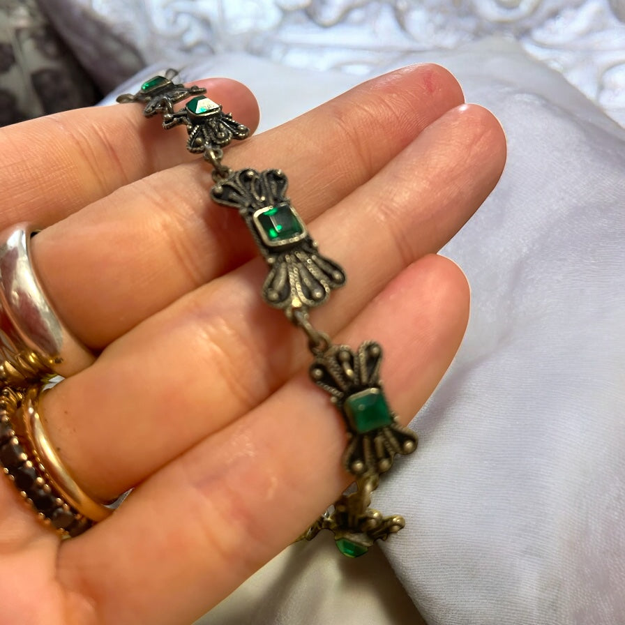 Collana in argento 925 gioiello anni ‘50