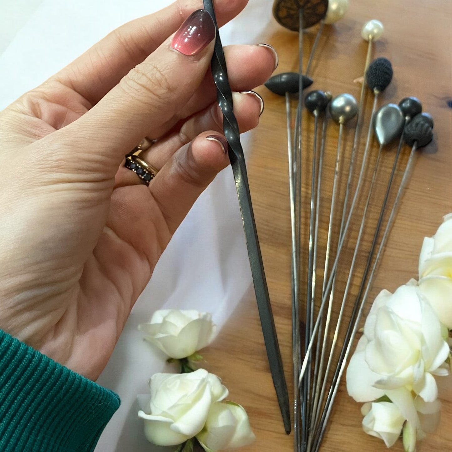 Lotto 20 accessori per cappelli da fine ‘800 a fine anni ‘50