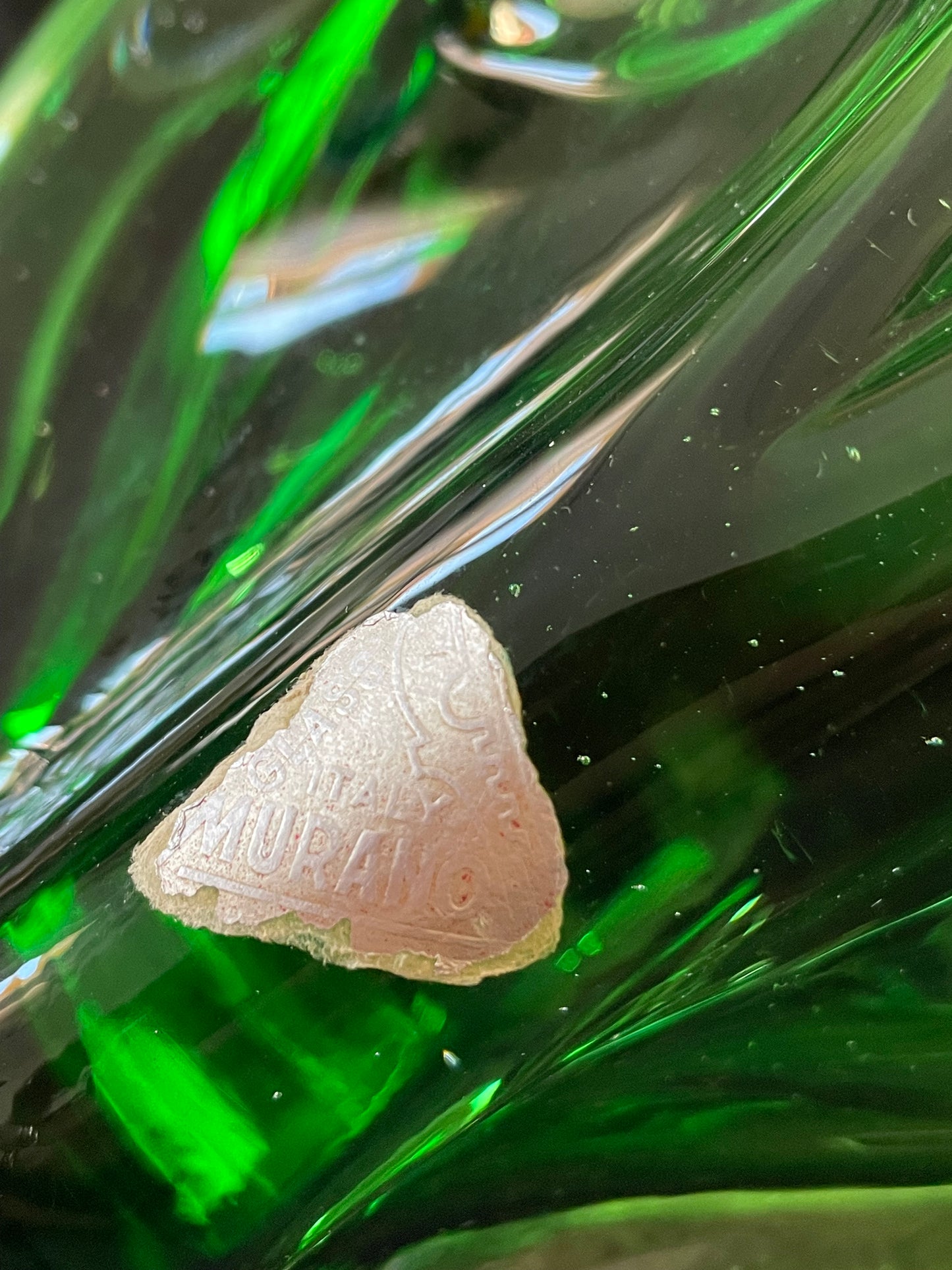 Vaso di profondità Murano Glass Italy, anni ‘50-‘60