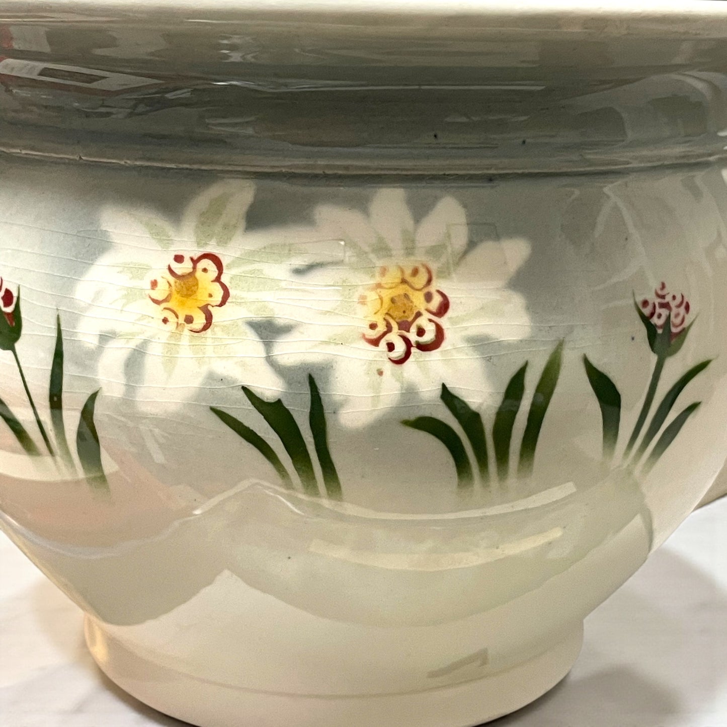 Pot de chambre Villeroy Boch 1925 - 1935 con narcisi