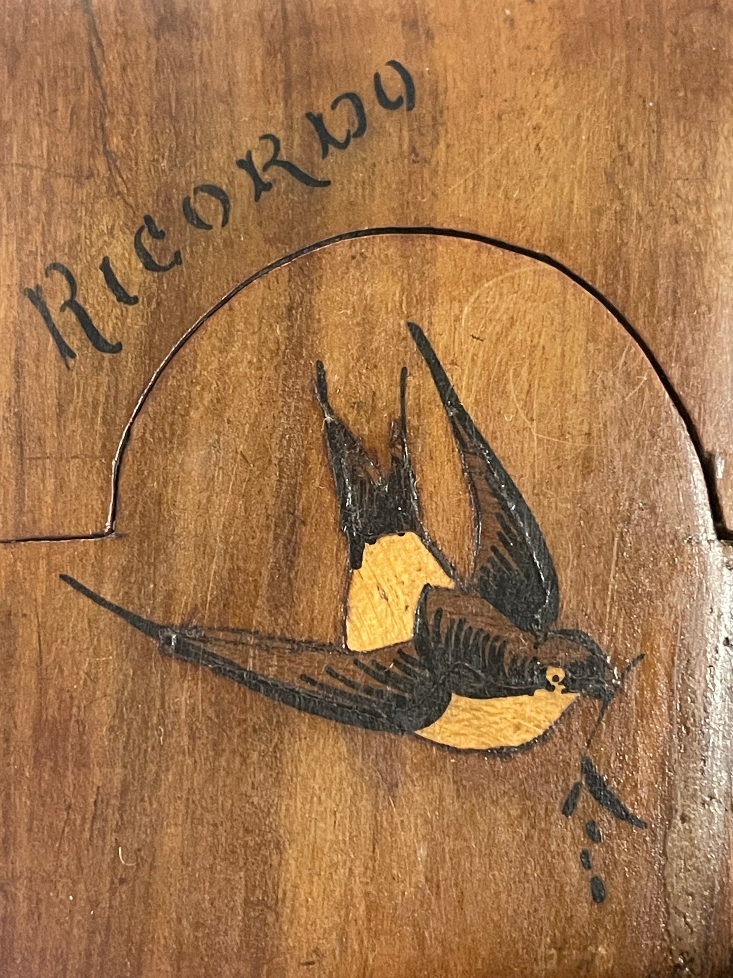 Porta orologio da tasca con meccanismo a scorrimento, italiano primo ‘900