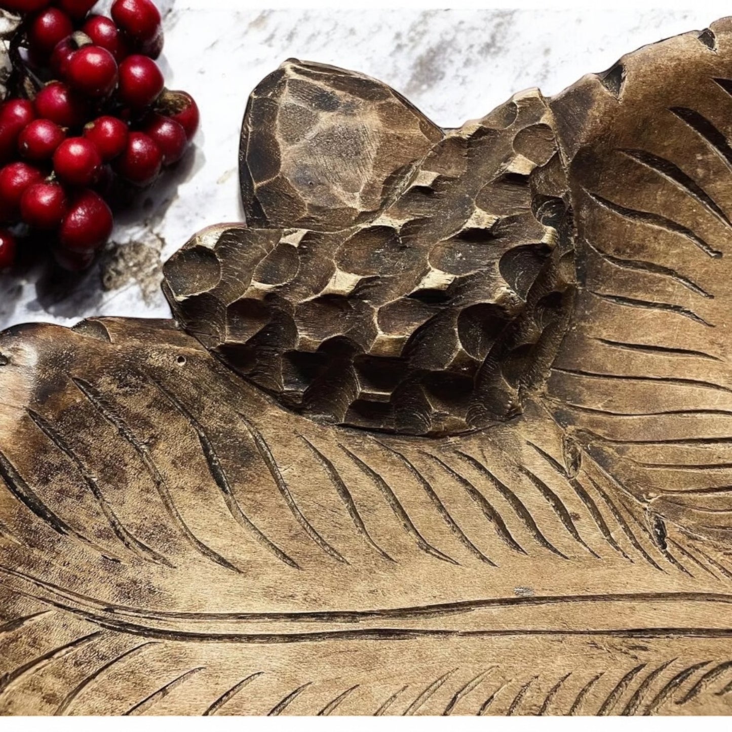 Large Dutch carved centerpiece