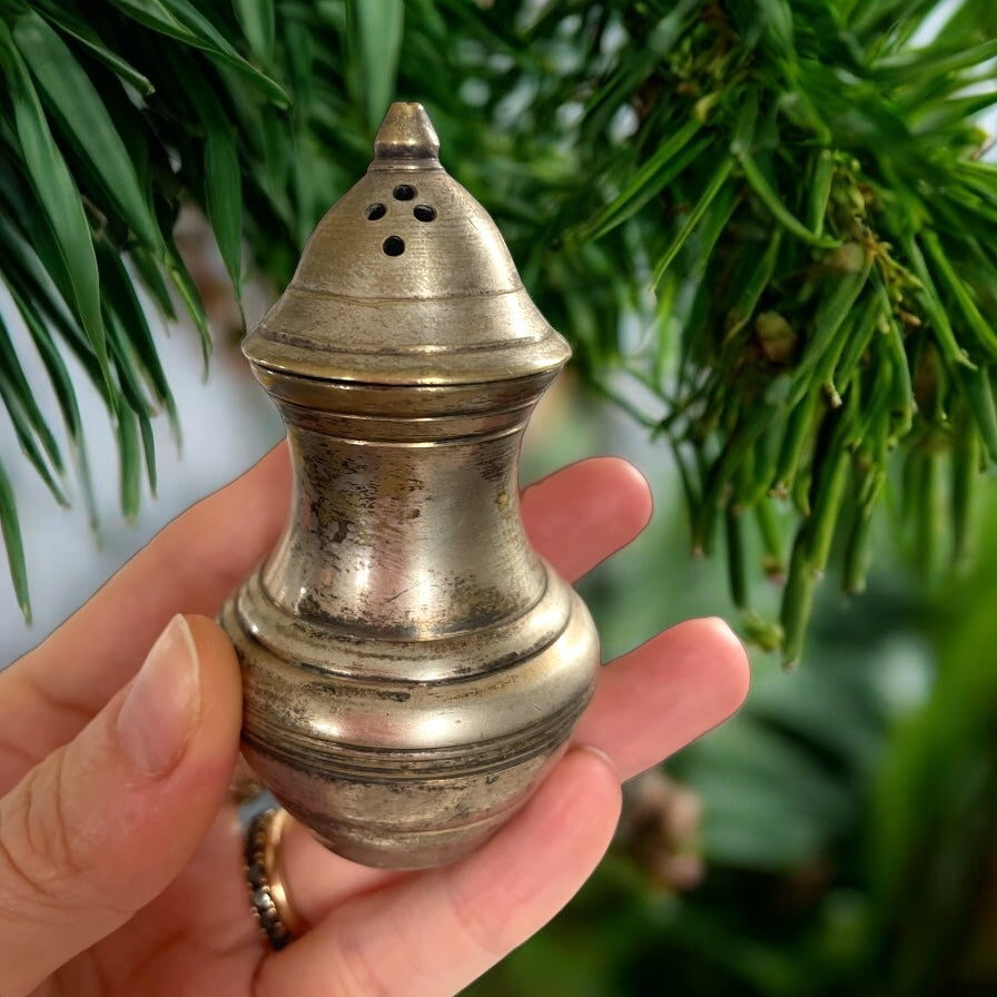 Saliera pepiera placcate argento anni ‘40