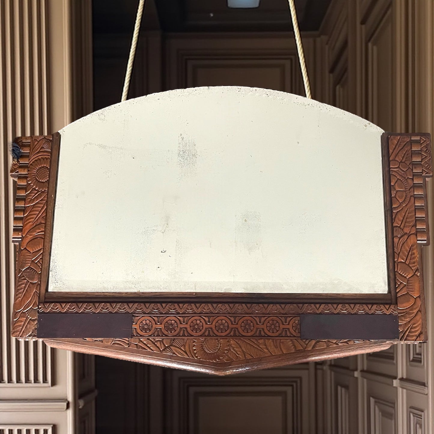 Grande specchio da parete Art Déco anni ‘30