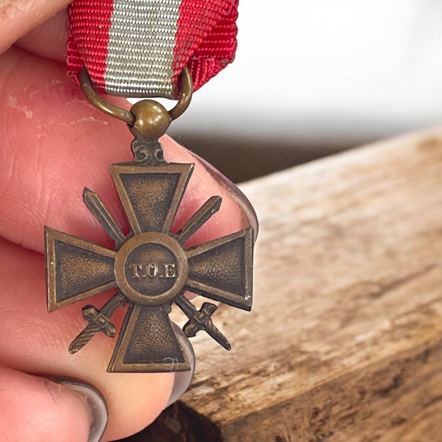 Lotto n. 3 medaglie al valore I WW francesi croci di guerra