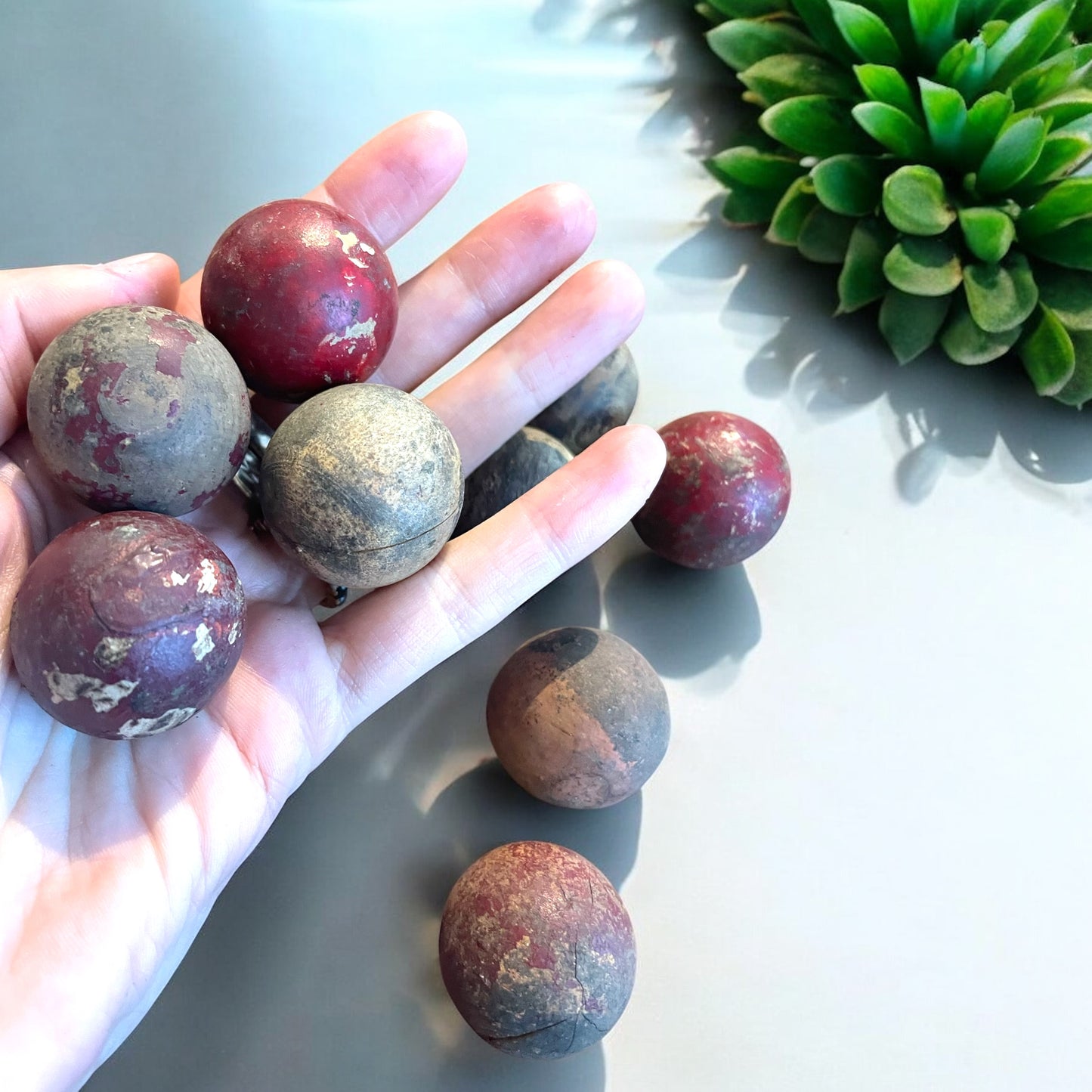 Set boccini e birilli antichi e vintage jeu de boules de quilles