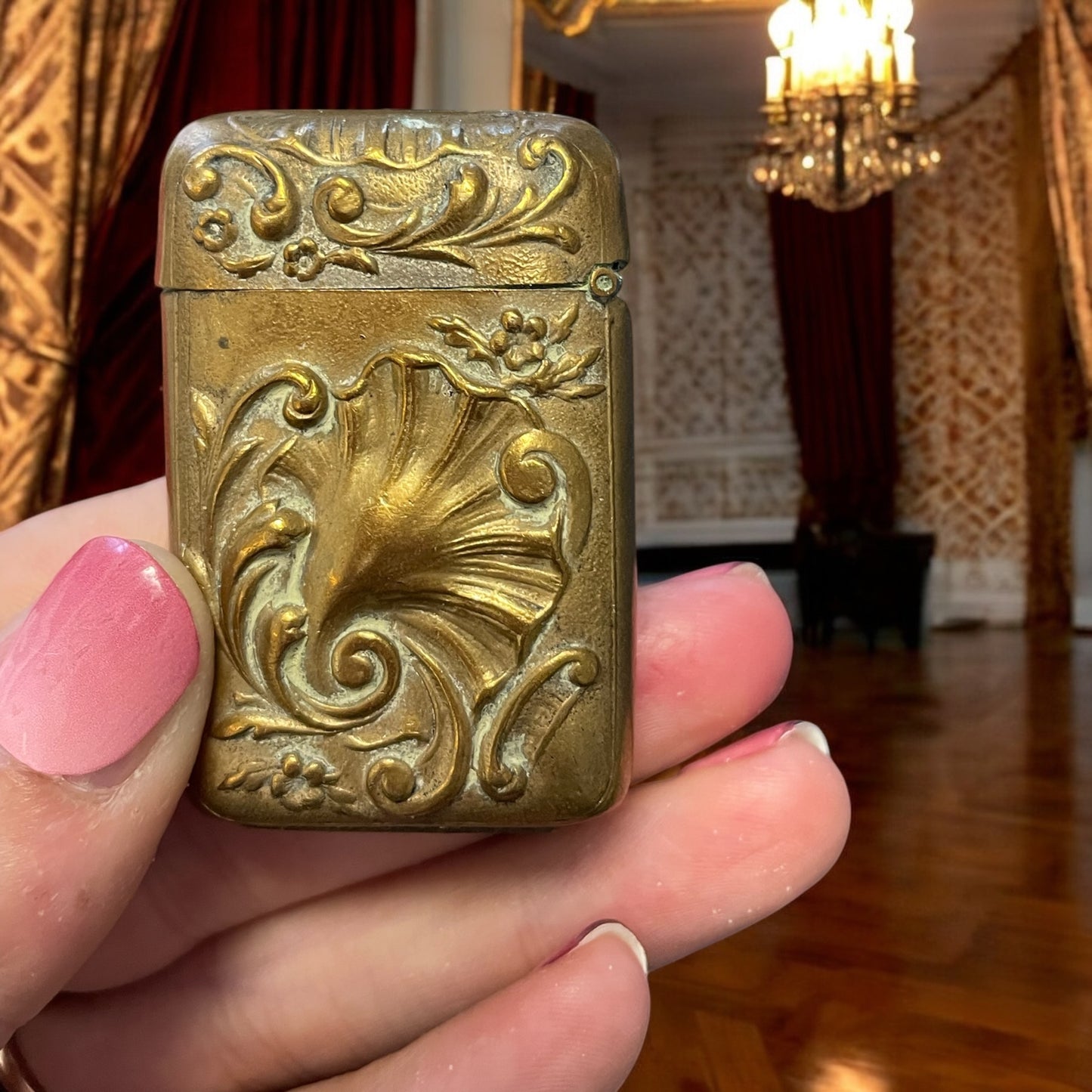 Vesta case porta fiammiferi Art Nouveau, primissimo ‘900